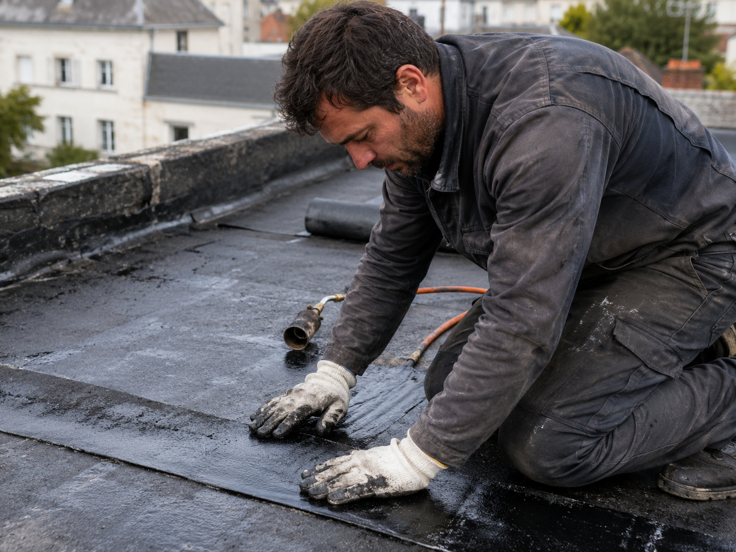 Détection et réparation de fuite sur toiture à Vulaines-sur-Seine (77870) et en Seine-et-Marne (77) - réalisation M Jason Couverture