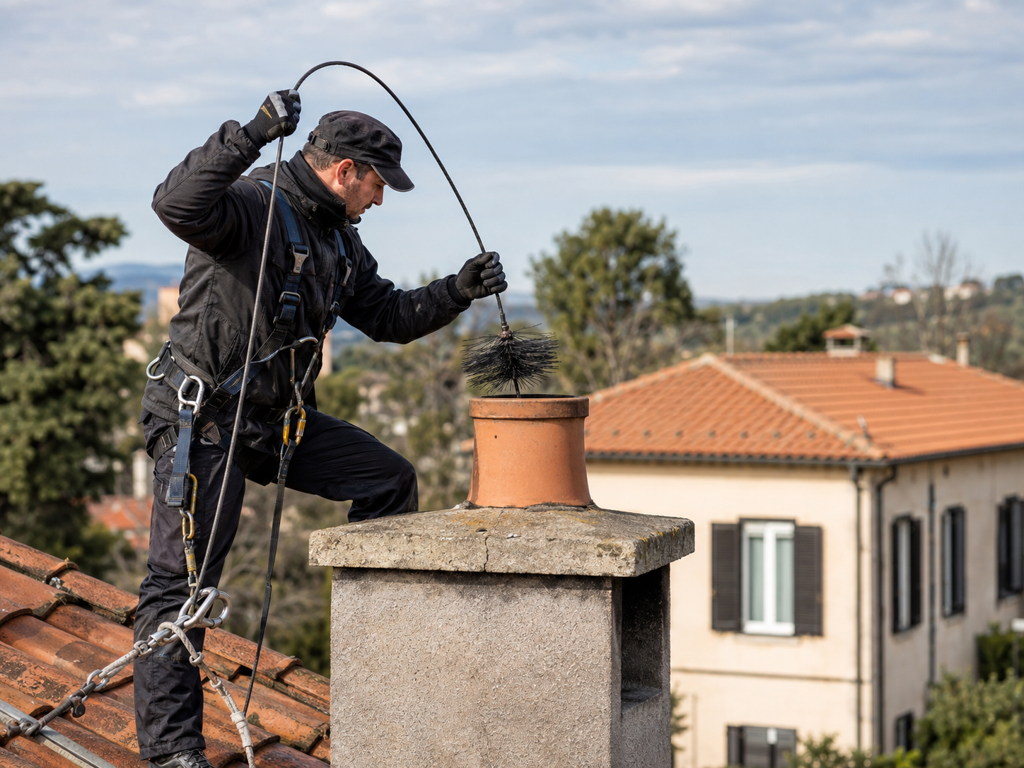 Travaux de ramonage par M Jason Couverture